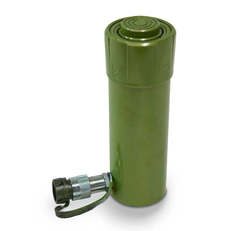 product picture of an Enerpac RC series single acting spring return hydraulic cylinder ram from LGH