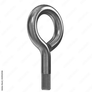 This is a picture of an eyebolt, featured in a blog from LGH about lifting eyebolts.