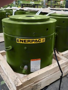 The front face of our new 800-Ton Lock Nut Cylinder