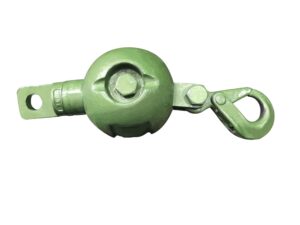 Equipment picture of a headache ball from LGH, aka an overhaul ball.