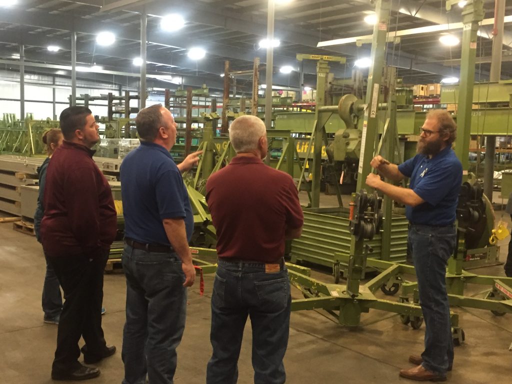 LGH employee demonstrates proper use of equipment