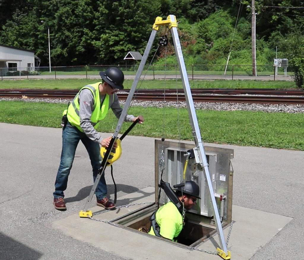 Tripod Rescue System demonstration from LGH