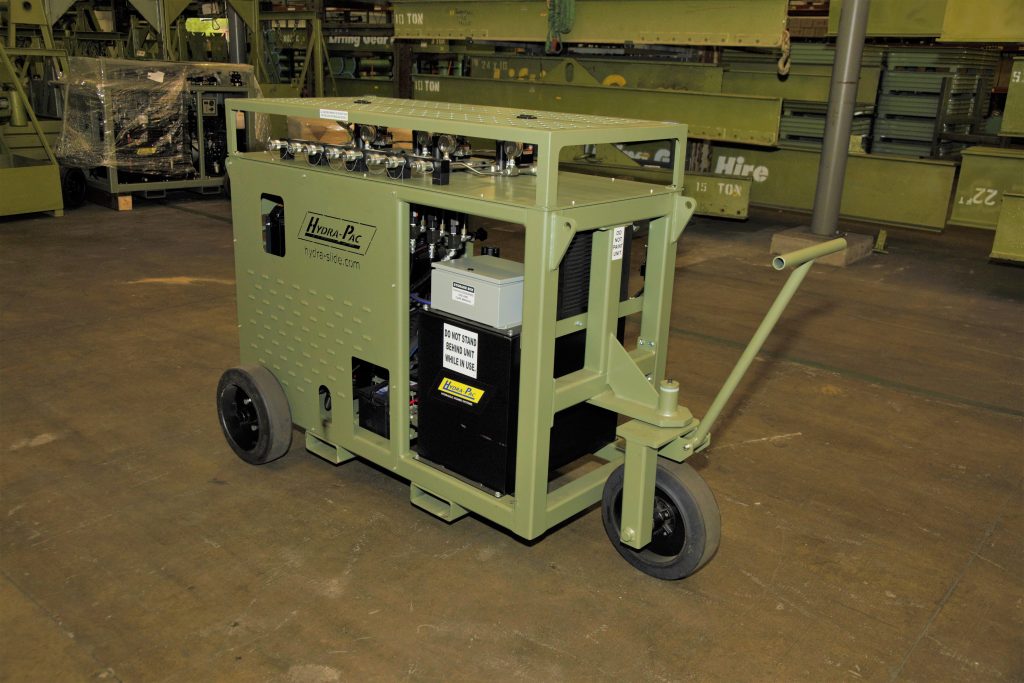 the hydra-slide hyrdra-pac assists in material sliding