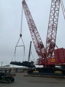 Lomma crane project at bayonne drydock