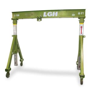 Product photo of a steel gantry crane from LGH.